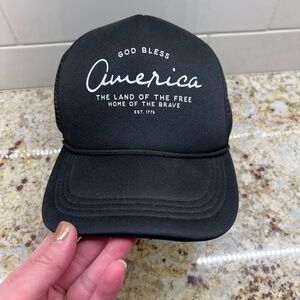Black 'God Bless America' Cap